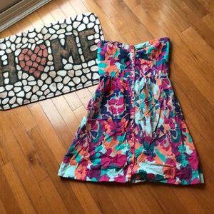 Sweetheart colorful dress